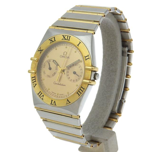 OMEGA オメガ コンステレーション デイデイト SS クオーツ アナログ  