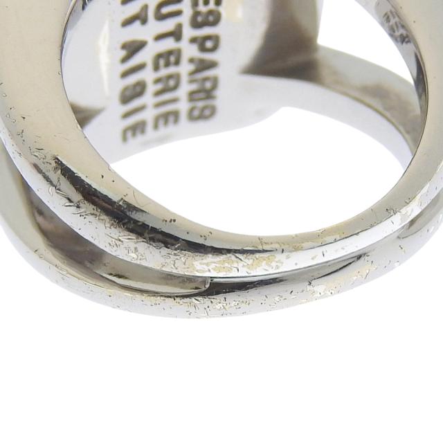 エルメス コロゾ サイズ53 シェル 12号 リング シルバー メタル HERMES