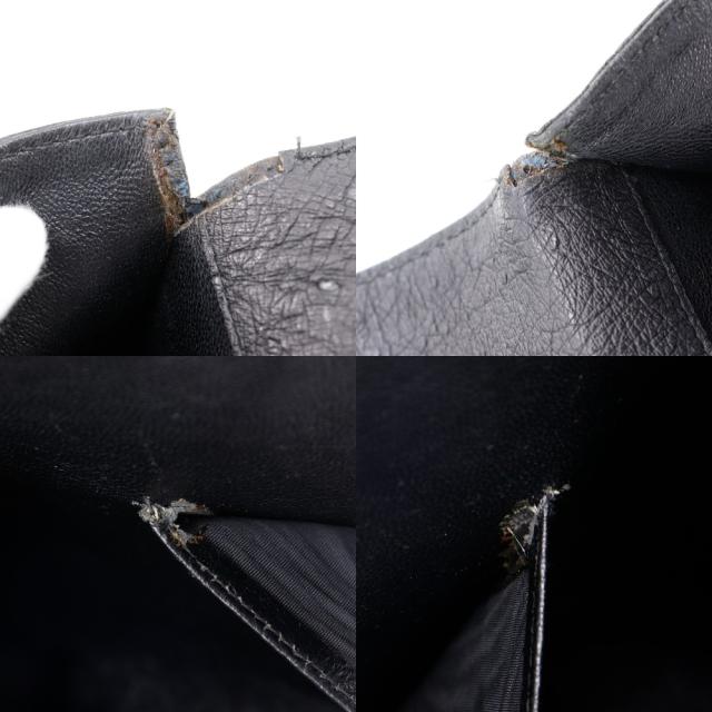 BALLY バリー オーストリッチ 黒 トートバッグ レディース 【中古】の