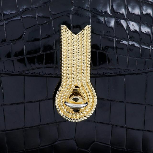 MORABITO モラビト チェーンショルダー 2WAYクラッチ クロコダイル