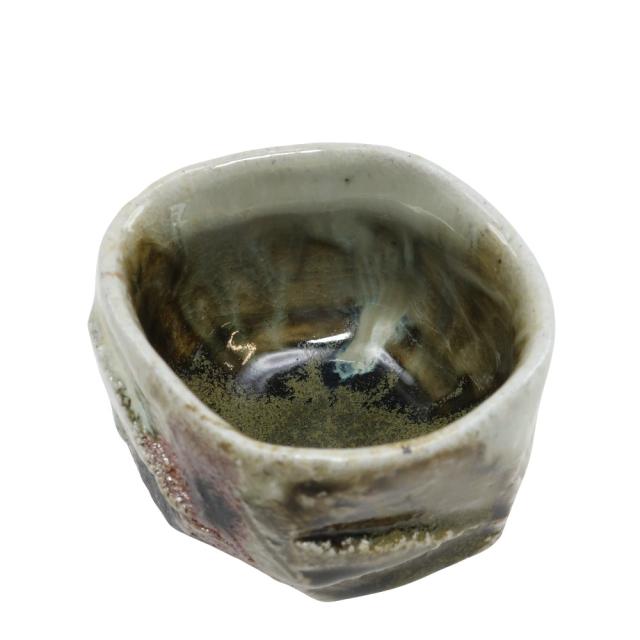 西端正 造 灰釉ぐい呑 陶磁器 ユニセックス 食器 キッチン/食器 西端正 造 灰釉ぐい呑 陶磁器 ユニセックス 食器