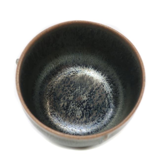 鎌田幸二 酒盃 鎌田幸二 窯変翠青天目酒盃 鎌田幸二 窯変