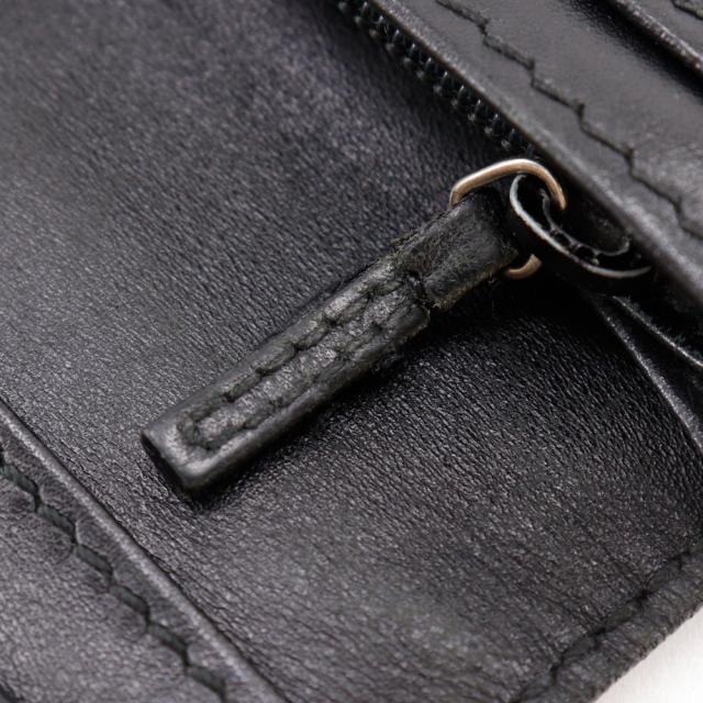 GUCCI グッチ GG 146229 シマレザー 黒 長財布 ユニセックス 【中古】_13