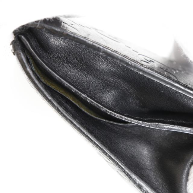 GUCCI グッチ GG 146229 シマレザー 黒 長財布 ユニセックス 【中古】_14