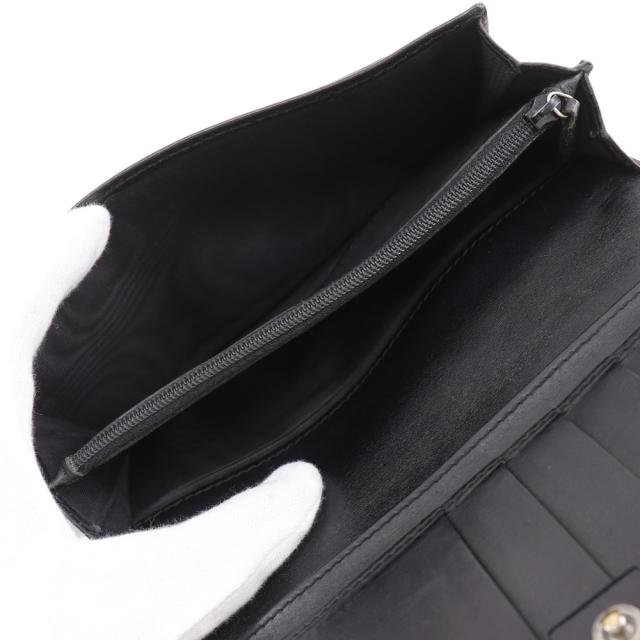 GUCCI グッチ GG 146229 シマレザー 黒 長財布 ユニセックス 【中古】_6