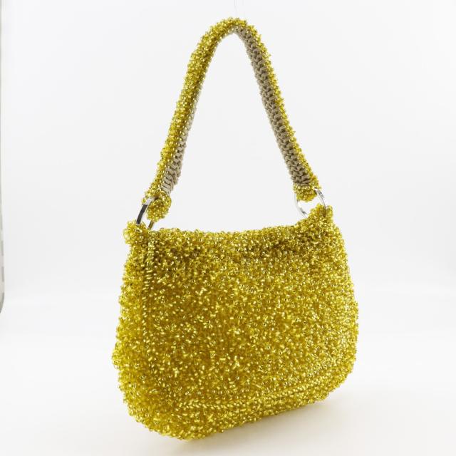 ANTEPRIMA アンテプリマ ワイヤーバッグ フラップ付き ワイヤーコード マスタードイエロー ANTEPRIMA アンテプリマ ワイヤーバッグ フラップ付き ワイヤーコード