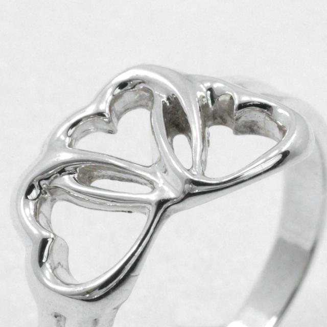 TIFFANY&Co. ティファニー トリプルハート シルバー925 12.5号 リング