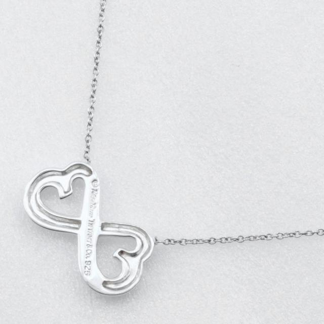 ティファニー　ラビングハート　1Pダイヤ　ネックレス　925 ティファニー ラビングハート ネックレス 925 2.6g シルバー 1Pダイヤ