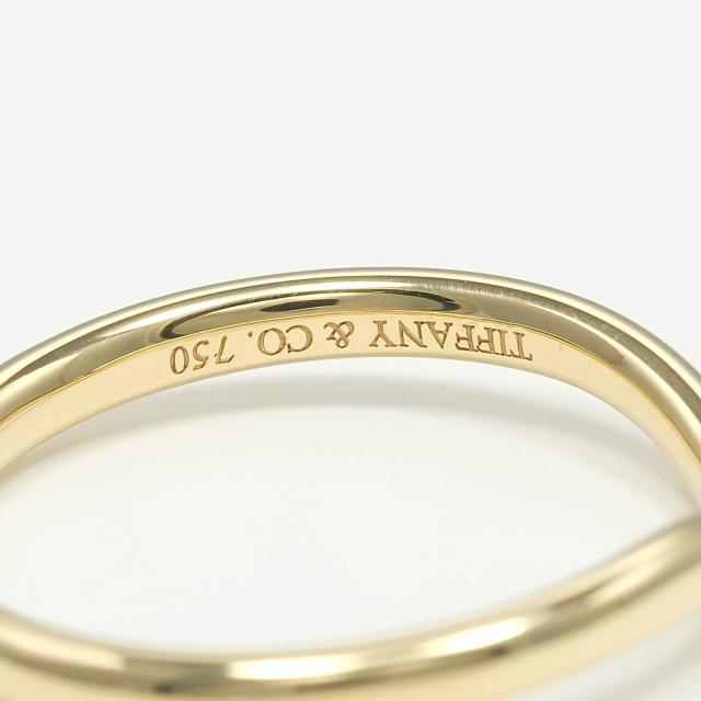 ティファニー カーブド バンド 2mmモデル K18イエローゴールド 8.5号
