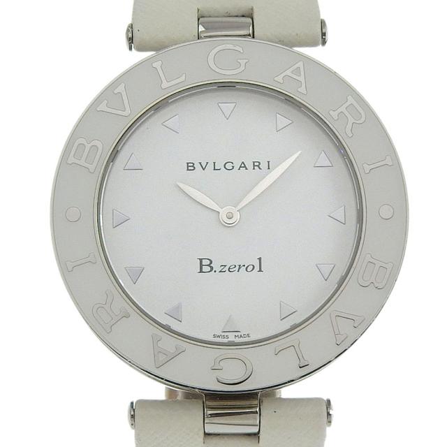 BVLGARI ブルガリ Bzero1 ビーゼロワン BZ35S/BZ35WLSL SS クオーツ アナログ表示 ホワイト文字盤