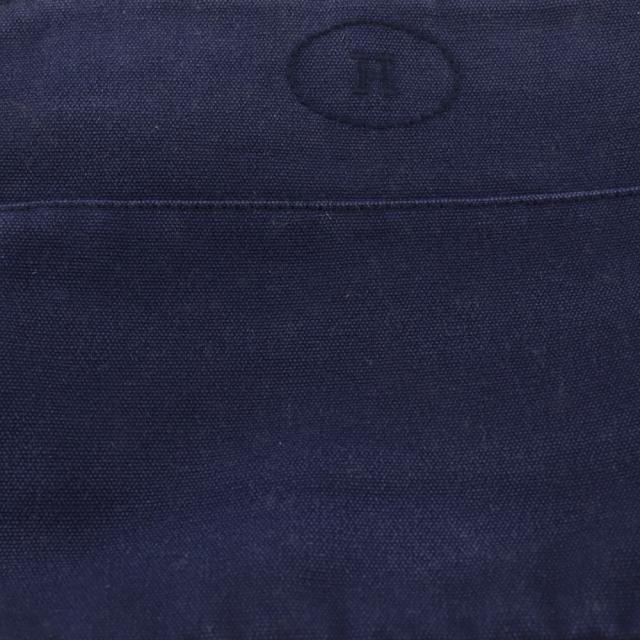 HERMES エルメス ボリードポーチ25 コットンキャンバス 紺 ポーチ ユニセックス 【中古】_9