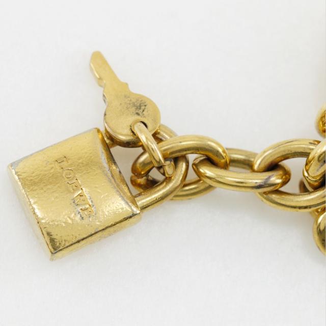 LOEWE ロエベ アナグラム バッグモチーフ バッグモチーフ 金メッキ