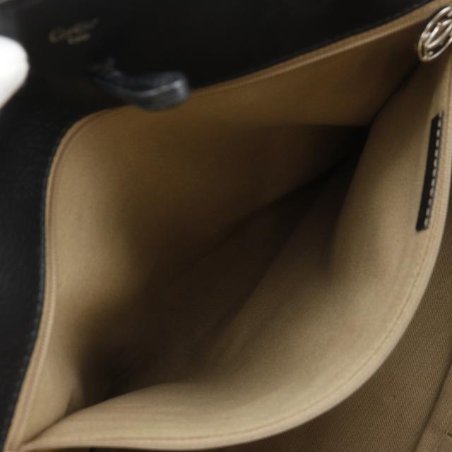 CARTIER カルティエ マルチェロ ドゥ カルティエ レザー 黒 トート