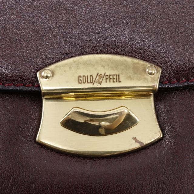 GOLD PFEIL ゴールドファイル 2WAYショルダー ワンハンドル カーフ  