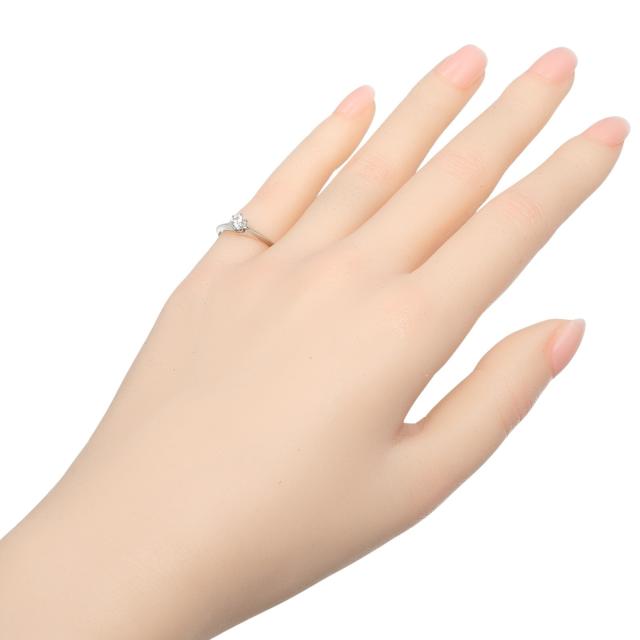 Tiffany & Co. プラチナソリティアリング TIFFANY&Co. ティファニー ソリティア Pt950プラチナ 8.5号 リング