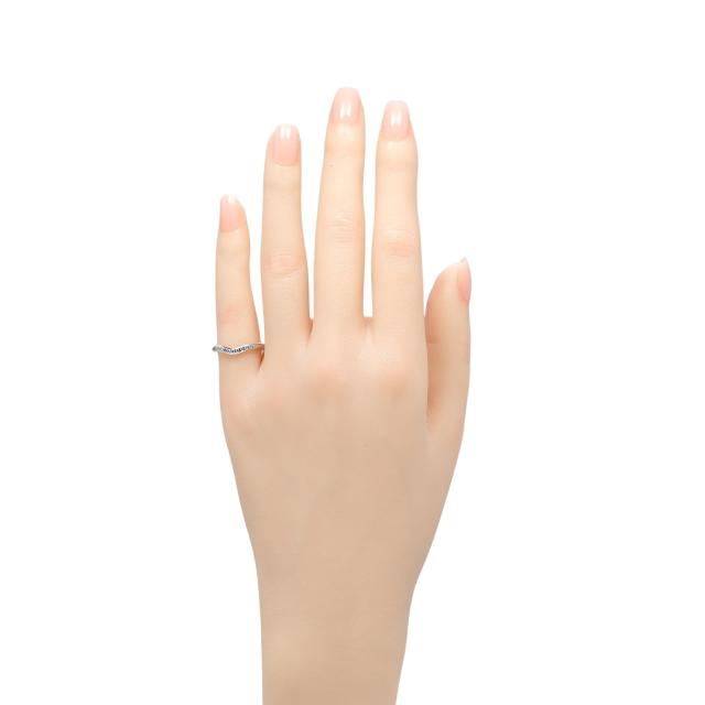 TIFFANY&Co. ティファニー カーブドバンド Pt950プラチナ 6.5号 リング