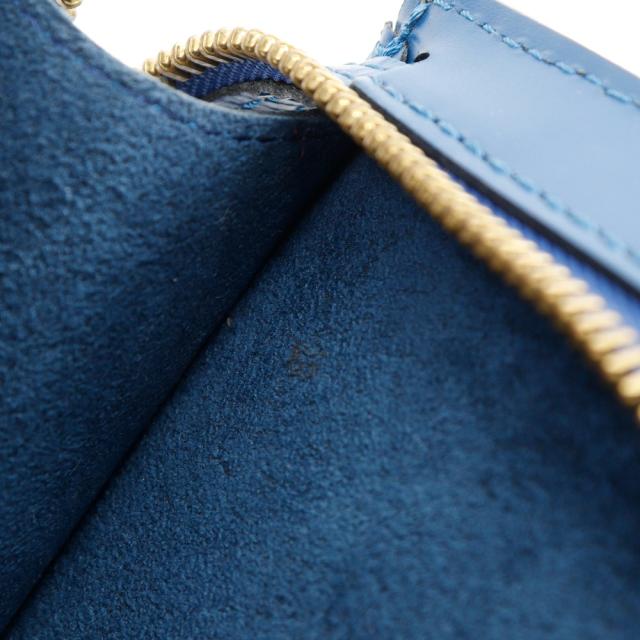 LOUIS VUITTON ルイ・ヴィトン サンジャック M52275 エピレザー トレドブルー 青 ハンドバッグ_7