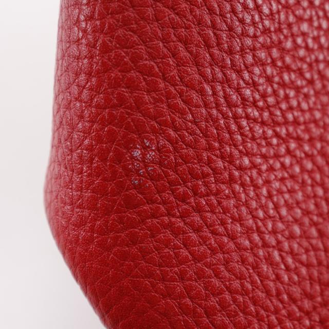 FENDI フェンディ セレリア レザー 赤 ハンドバッグ レディース 【中古】_9