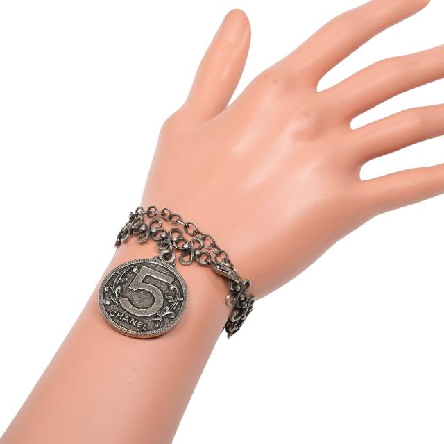 CHANEL シャネル マドモアゼルコイン 金属製 ブレスレット 25.1g レディース 【中古】_1