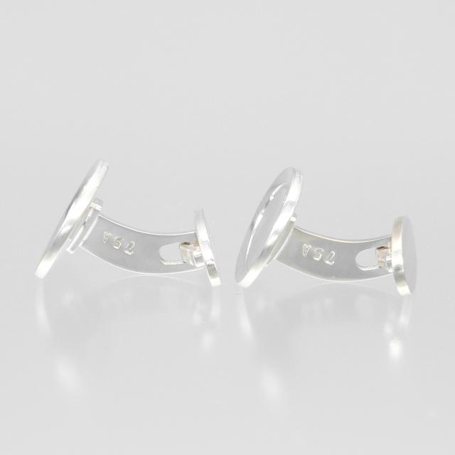 Georg Jensen ジョージジェンセン 75A オーバル シルバー925 カフス メンズ 【中古】_3