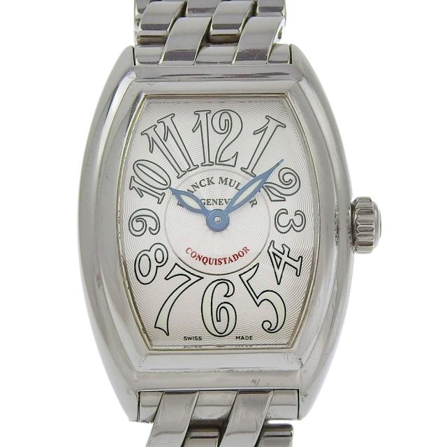 FRANCK MULLER フランクミュラー コンキスタドール 8005L QZ SS クオーツ アナログ表示