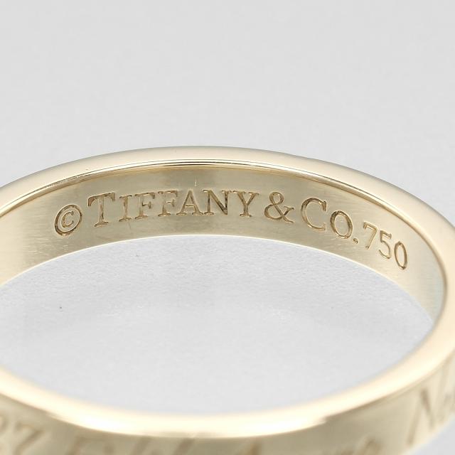 TIFFANY&Co. ティファニー ノーツ K18イエローゴールド 7.5号 リング
