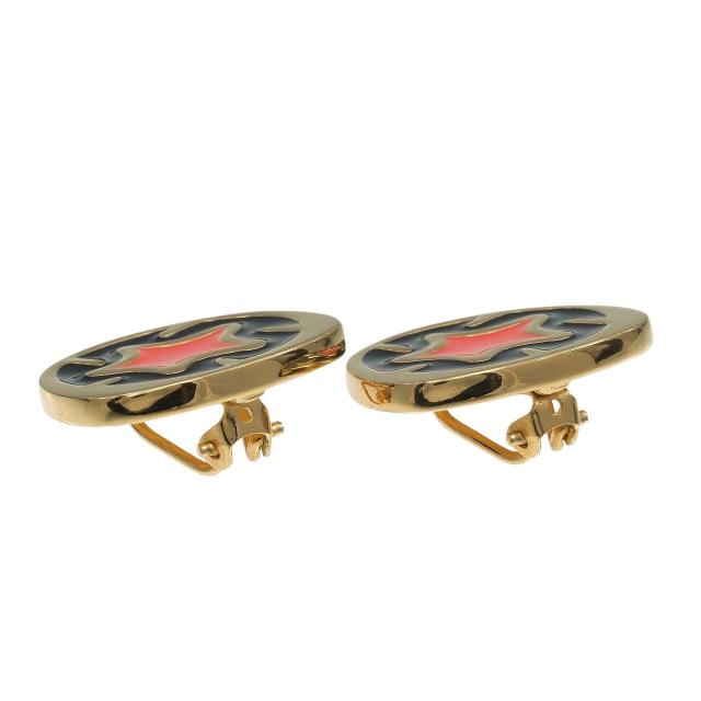 Givenchy ジバンシー スターモチーフ 金メッキ イヤリング 15.3g 