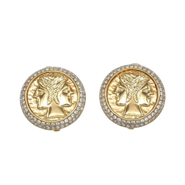NINA RICCI ニナリッチ 金メッキ イヤリング 21.7g レディース 【中古】