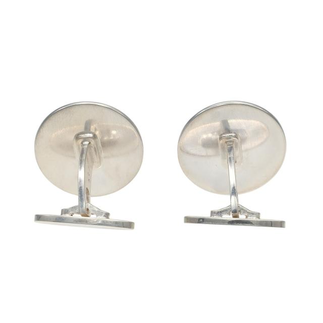Georg Jensen ジョージジェンセン 107 カフス シルバー メンズ 【公式