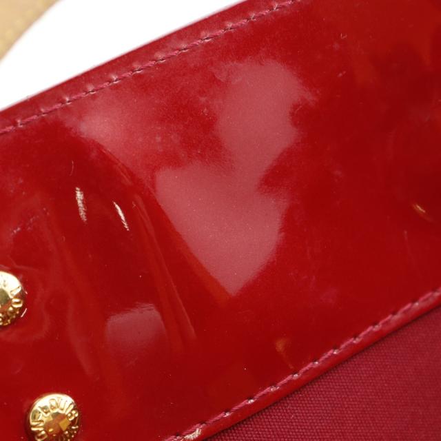 LOUIS VUITTON ルイ・ヴィトン リードPM M91990 モノグラムヴェルニ ポムダムール 赤_10