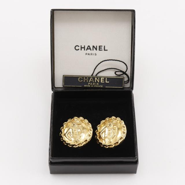 CHANEL シャネル ココマドモアゼル ヴィンテージ 金メッキ イヤリング 21.2g レディース_8