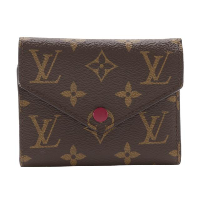 LOUIS VUITTON ルイ・ヴィトン ポルトフォイユ・ヴィクトリーヌ フューシャ フューシャ M41938