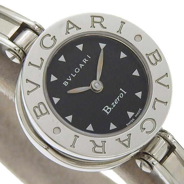 BVLGARI ブルガリ Bzero1 ビーゼロワン BZ22S SS クオーツ アナログ表示 黒文字盤 腕時計_2