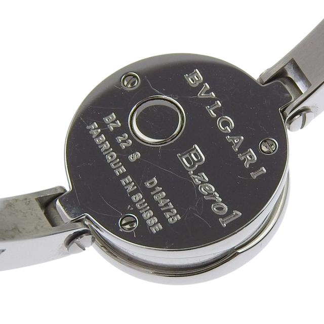BVLGARI ブルガリ Bzero1 ビーゼロワン BZ22S SS クオーツ アナログ表示 黒文字盤 腕時計_5