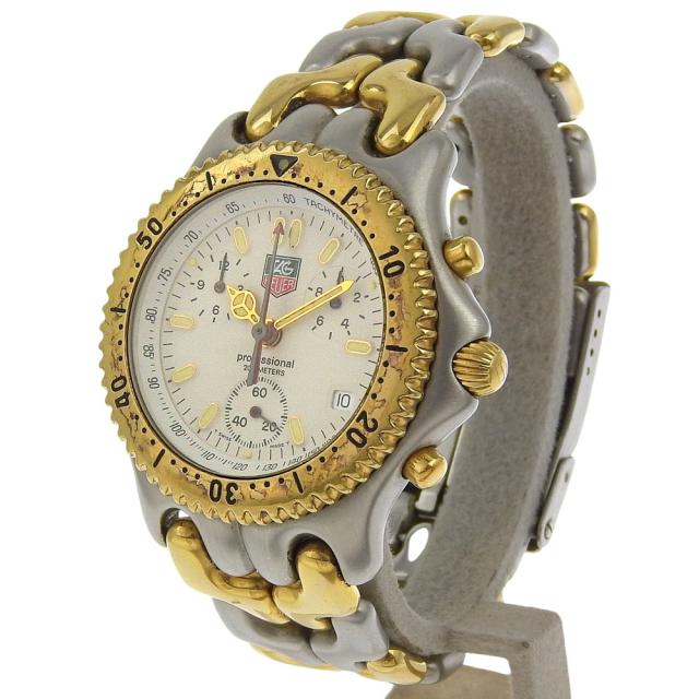 TAG HEUER タグホイヤー セル CG1120-0 SS ゴールド クオーツ クロノ