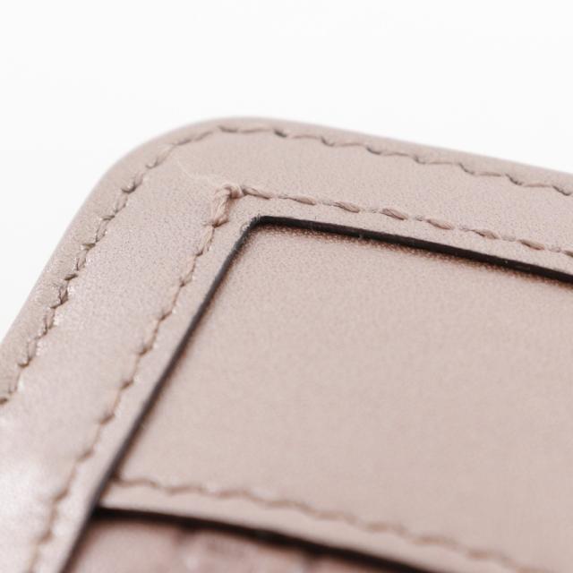 GUCCI グッチ インターロッキングG ラウンドファスナー 308012 シマレザー ピンク 長財布_7