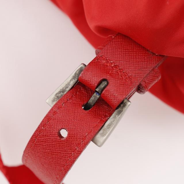 PRADA プラダ ナイロン 赤 リュック・デイパック レディース 【中古】_15