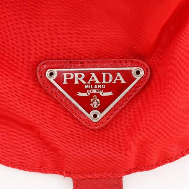PRADA プラダ ナイロン 赤 リュック・デイパック レディース 【中古】_18