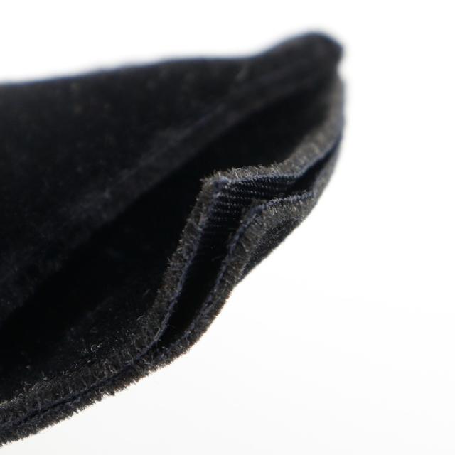 CHANEL シャネル カメリアリボン ベロア 黒 バレッタ レディース 【中古】_8