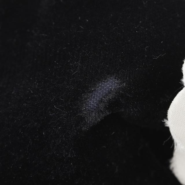 CHANEL シャネル カメリアリボン ベロア 黒 バレッタ レディース 【中古】_7