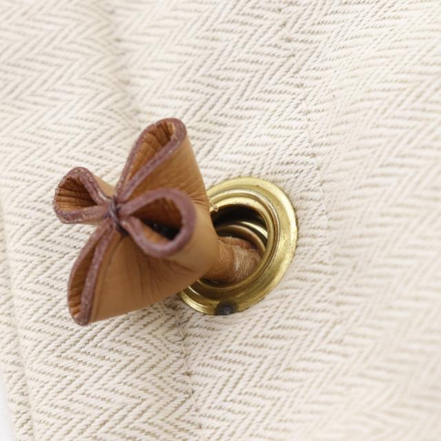 HERMES エルメス アリーヌGM キャンバス ベージュ ショルダーバッグ ユニセックス