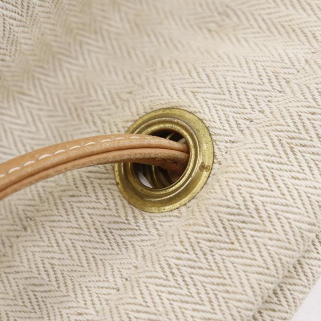 HERMES エルメス アリーヌGM キャンバス ベージュ ショルダーバッグ ユニセックス