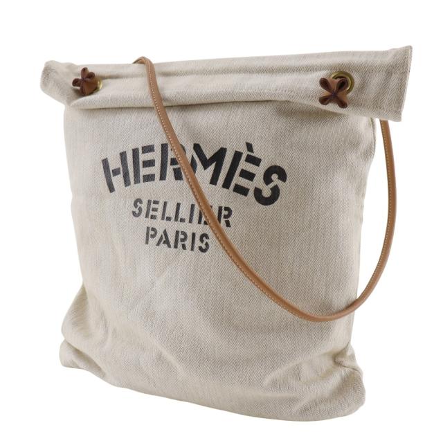 【HERMES】エルメス アリーヌGM キャンバス ベージュ ユニセックス ショルダーバッグ HERMES エルメス アリーヌGM キャンバス ベージュ ショルダーバッグ