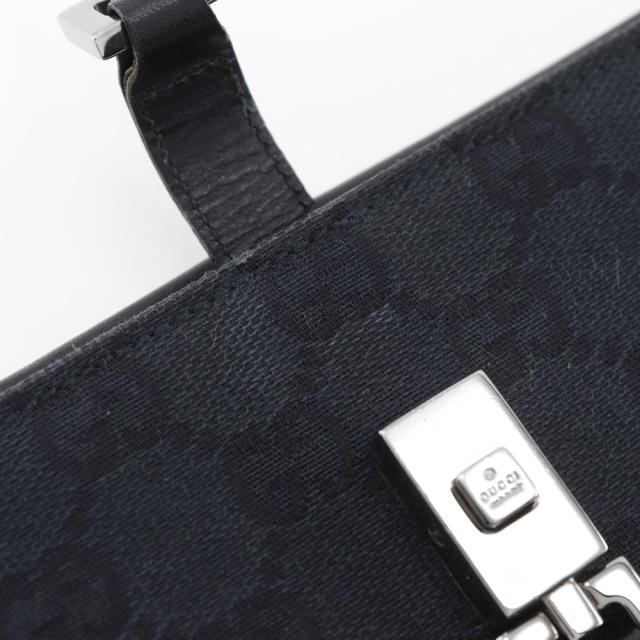 GUCCI グッチ ジャッキー 05479 GGキャンバス 黒 長財布 レディース 【中古】_9