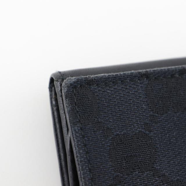 GUCCI グッチ ジャッキー 05479 GGキャンバス 黒 長財布 レディース 【中古】_12