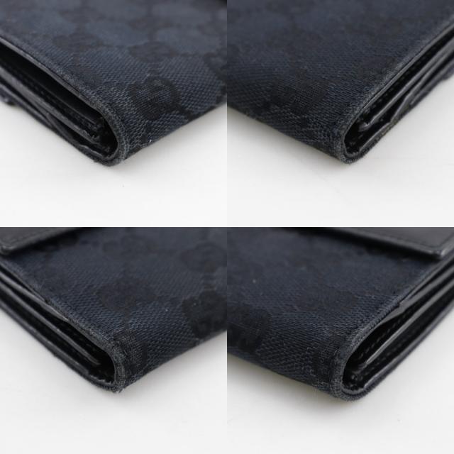 GUCCI グッチ ジャッキー 05479 GGキャンバス 黒 長財布 レディース 【中古】_3