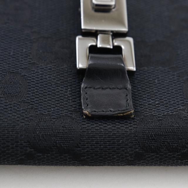GUCCI グッチ ジャッキー 05479 GGキャンバス 黒 長財布 レディース 【中古】_8
