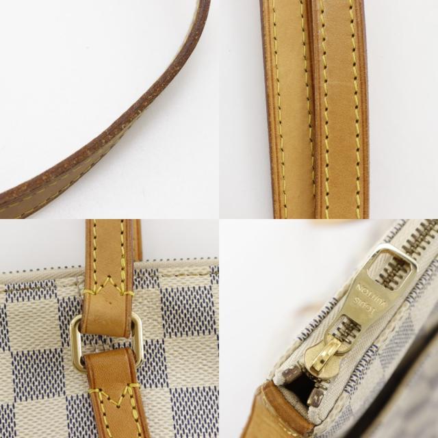 LOUIS VUITTON ルイ・ヴィトン トータリーPM N41280 ダミエアズールキャンバス 白_12
