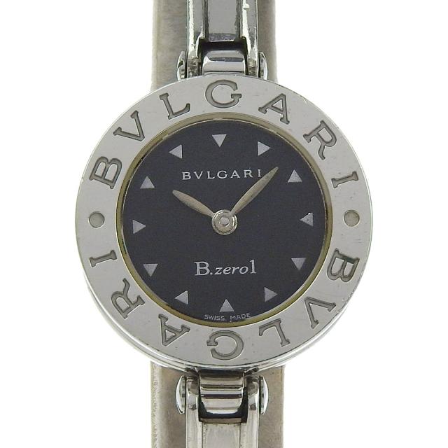 BVLGARI ブルガリ Bzero1 ビーゼロワン BZ22SS SS クオーツ アナログ表示 ブラック文字盤 腕時計