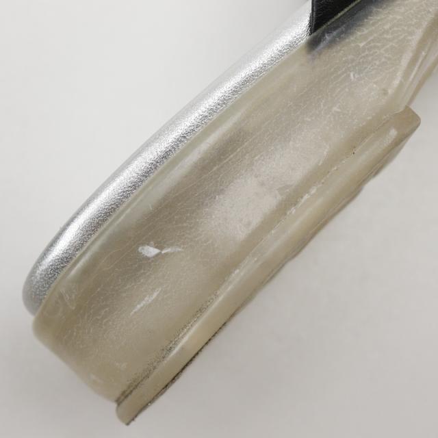 CHANEL シャネル ココマーク レザー 黒 サンダル レディース 【中古】_12